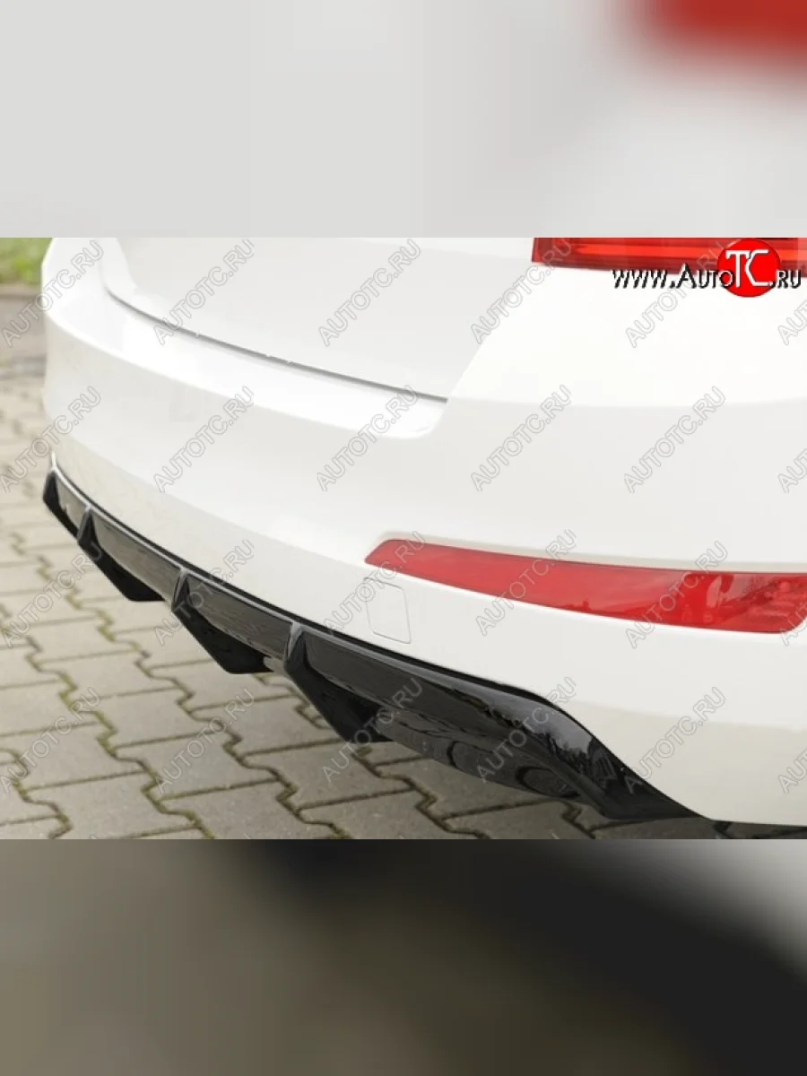 Накладка на задний бампер Rieger Style Skoda Octavia A7 дорестайлинг лифтбэк (2012-2017) (Неокрашенная)  в Керчи Республика Крым