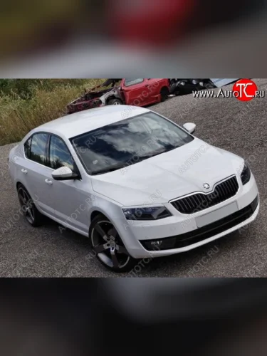 Реснички на фары CT Skoda Octavia A7 дорестайлинг универсал (2012-2017)