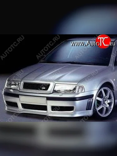 Накладка на передний бампер RS-style Skoda Octavia Tour A4 1U2 лифтбэк дорестайлинг (1997-2000)
