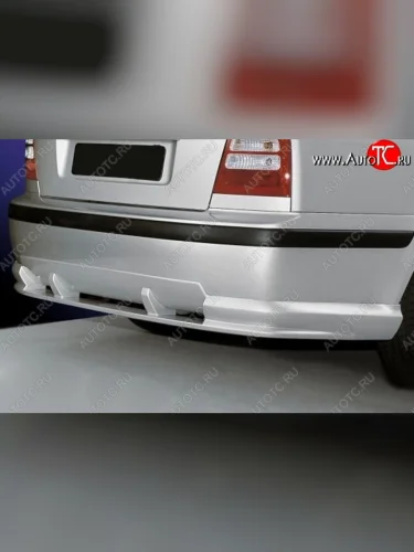 Накладка на задний бампер CT Skoda Octavia Tour A4 1U2 лифтбэк дорестайлинг (1997-2000)