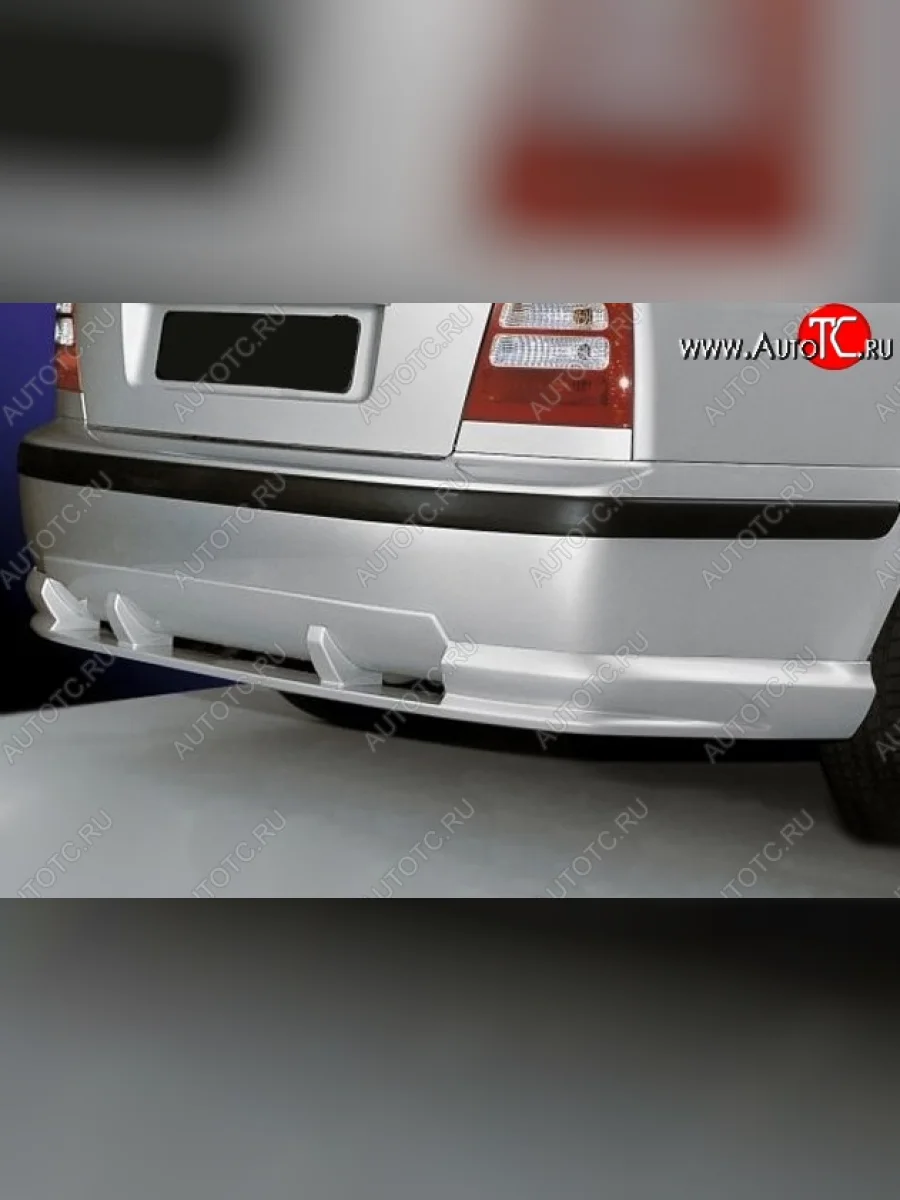 Накладка на задний бампер CT Skoda Octavia Tour A4 1U2 лифтбэк дорестайлинг (1997-2000) (Неокрашенная)  в Самаре Самарской области