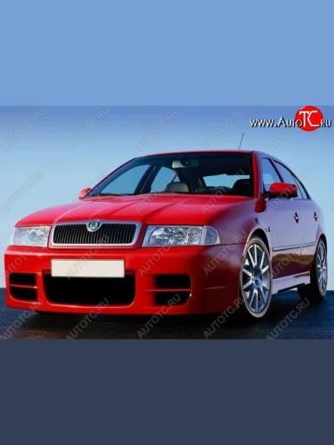 Накладка на передний бампер ND Skoda Octavia Tour A4 1U2 лифтбэк дорестайлинг (1997-2000)