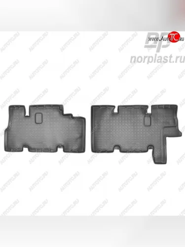 Коврики салона Norplast Unidec (с доп. отопителем 2-го ряда) (Цвет: черный) ГАЗ ГАЗель Next A62,А65 автобус (2016-2025)