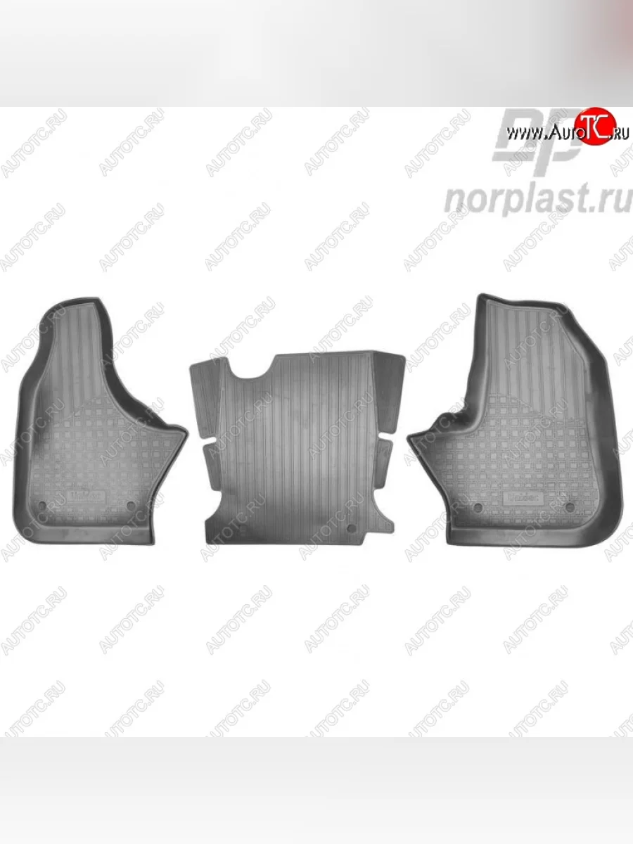 Комплект салонных ковриков Norplast Unidec (ручка КПП на приборке)  ГАЗ  ГАЗель Next ( A21,A22, С41, С42,  A21,A22, С41, С42, Фермер,  A60,A63, A64,  A62,А65,  A31,A32, C45, C46), ГАЗон Next (Цвет: черный)  в Керчи Республика Крым