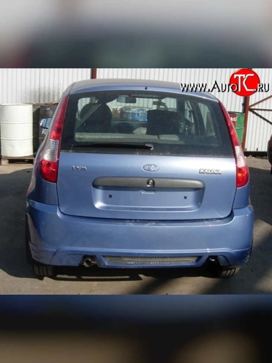 Задний бампер ATL Лада ВАЗ Калина 1119 хэтчбек (2004-2013) (Неокрашенный)  в Перми Пермском крае