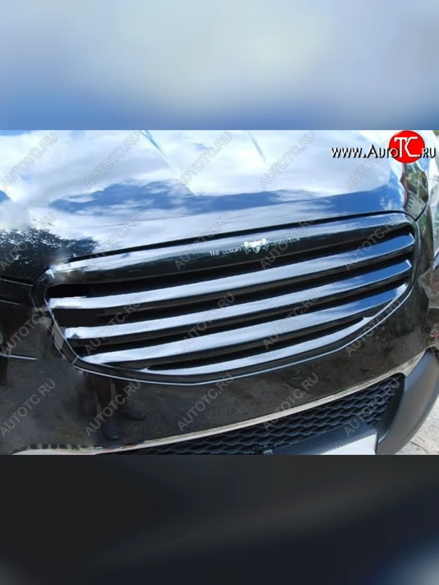 Решётка радиатора CT SSANGYONG Actyon дорестайлинг (2010-2013) (Неокрашенная)  с доставкой в г. Керчь