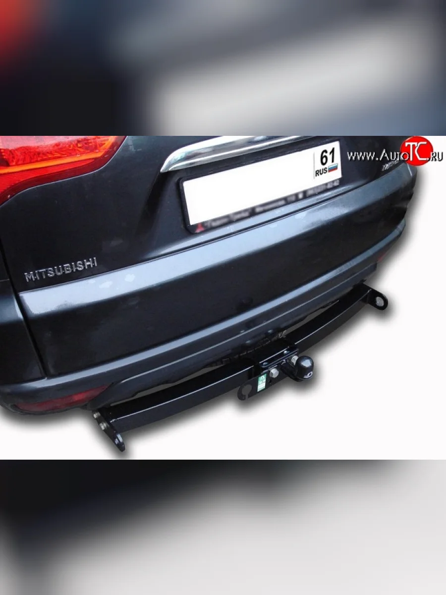 Фаркоп Лидер Плюс (до 2000 кг) Mitsubishi Pajero Sport PB дорестайлинг (2008-2013) (Без электропакета)  в Самаре Самарской области