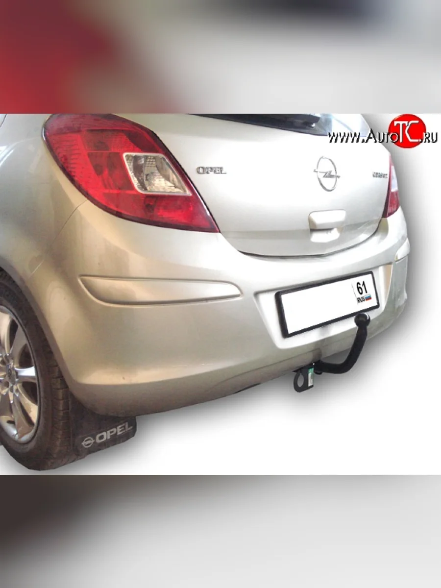 Фаркоп (хетчбек) Лидер Плюс Opel Corsa D дорестайлинг, хэтчбэк 3 дв. (2006-2010) (Без электропакета)  в Керчи Республика Крым