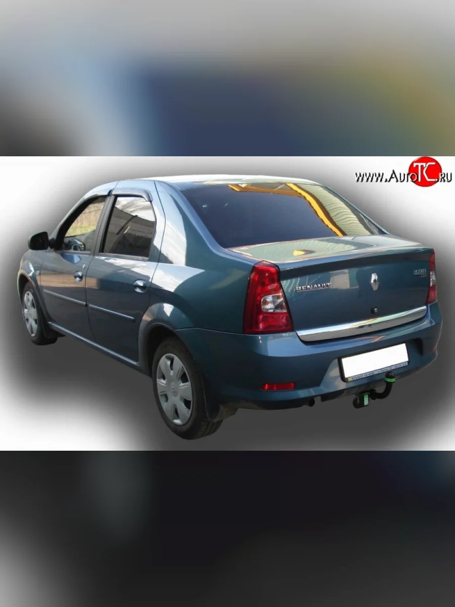Фаркоп Лидер Плюс Renault Logan 1 дорестайлинг (2004-2010) (Без электропакета)  в Перми Пермском крае