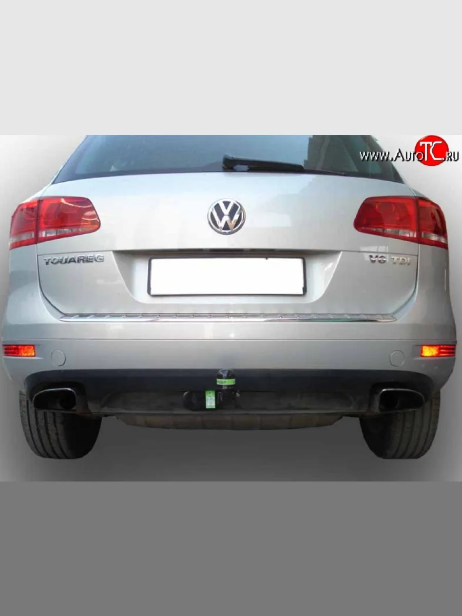 Фаркоп Лидер Плюс Volkswagen Touareg 2 NF дорестайлинг (2010-2014) (Без электропакета)  в Самаре Самарской области