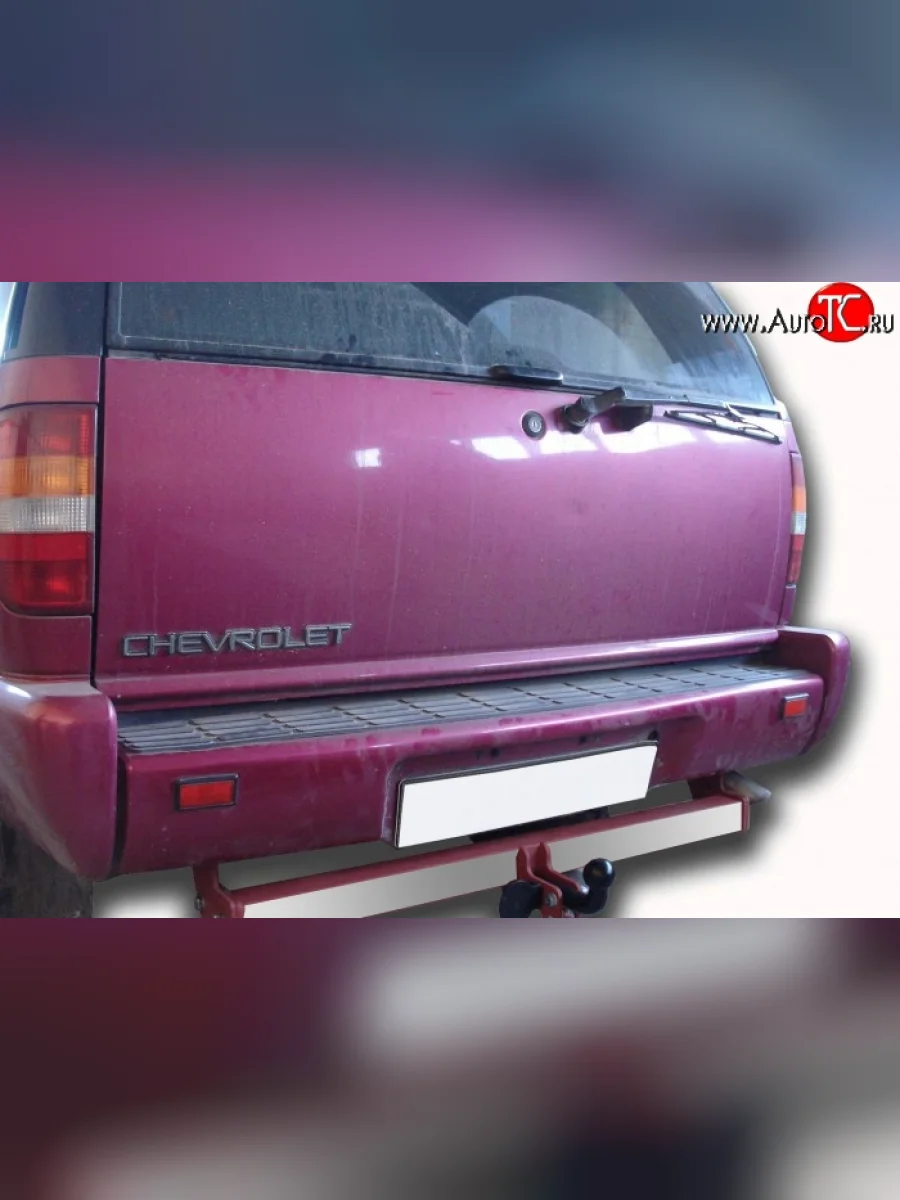 Фаркоп Лидер Плюс (с нерж. пластиной) Chevrolet Blazer S15 5 дв. дорестайлинг (1995-1997) (Без электропакета)  в Воронеже Воронежской области