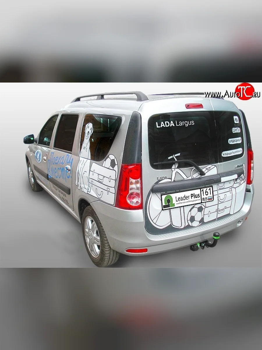 Фаркоп Лидер Плюс (со съемным шаром) Лада ВАЗ Ларгус дорестайлинг R90 (2012-2021) (Без электропакета)  в Керчи Республика Крым