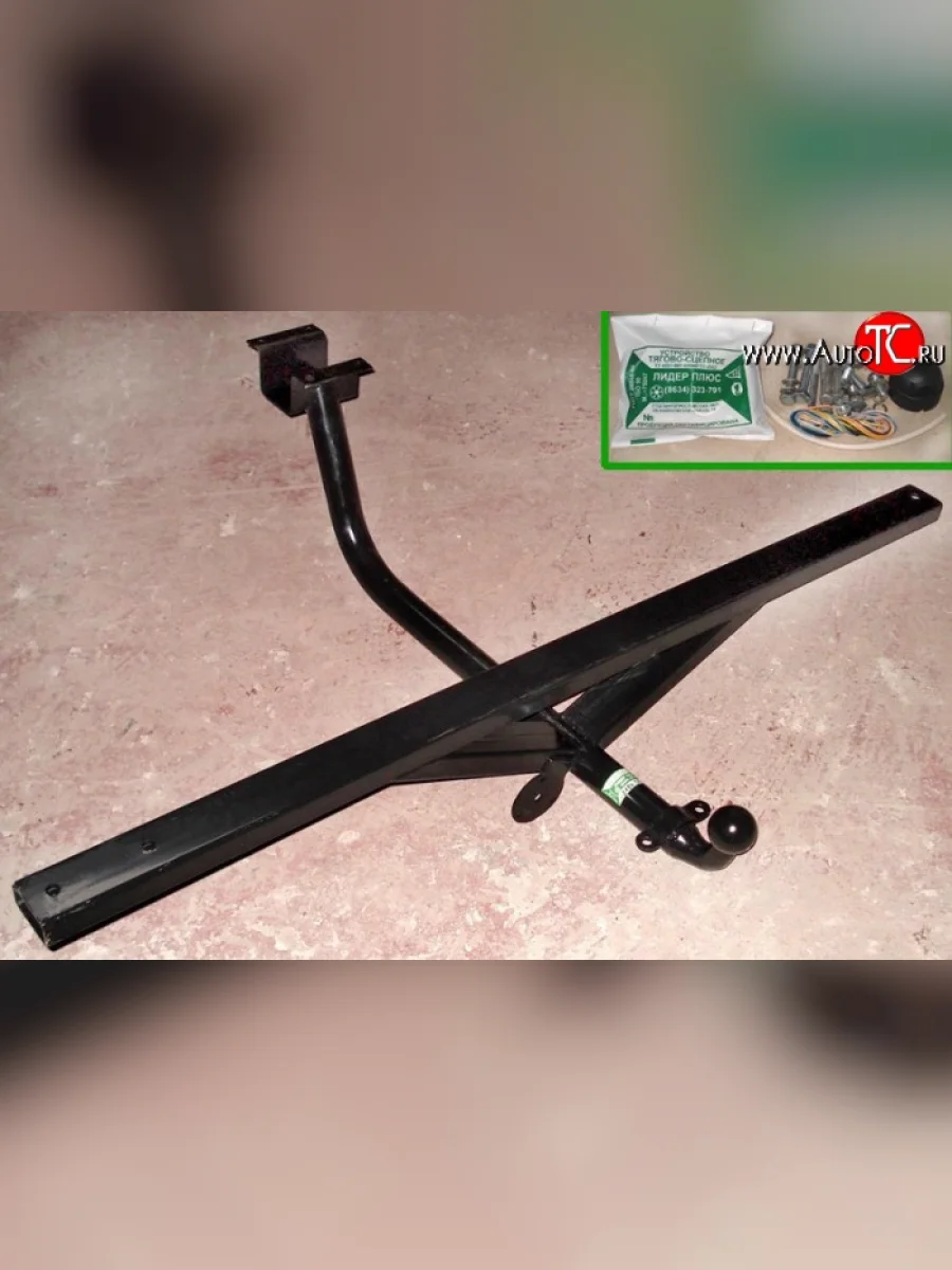 Фаркоп Лидер Плюс (профильная труба) Лада ВАЗ Нива 4х4 2121 3 дв. дорестайлинг (1977-2019) (Без электропакета)  в Керчи Республика Крым