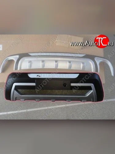 Накладка на передний бампер CT Subaru Forester SJ дорестайлинг (2012-2016)