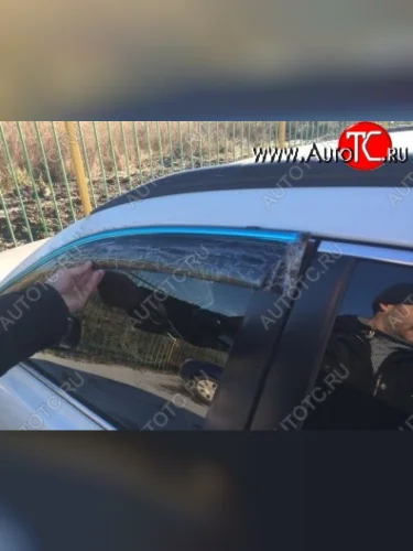 Комплект дефлекторов окон СТ Subaru Forester SJ рестайлинг (2016-2019)