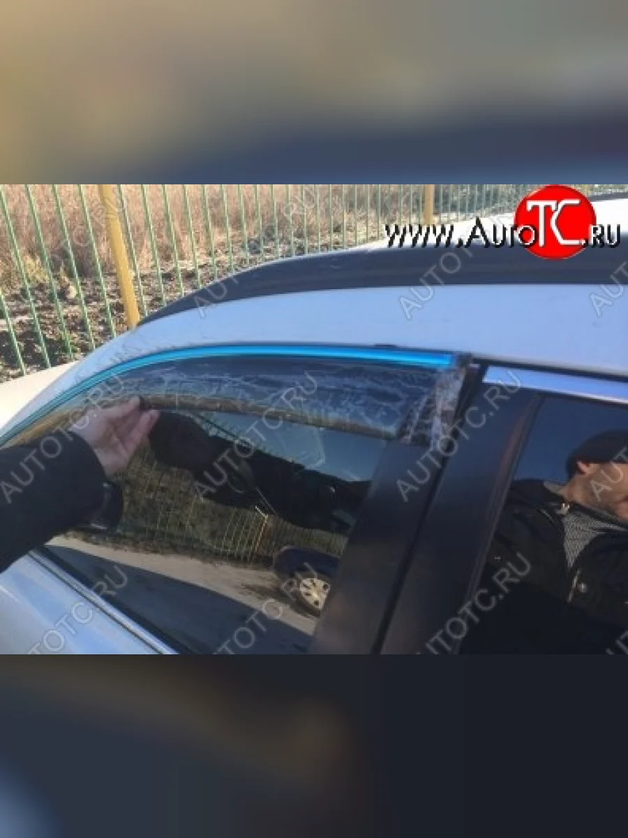 Комплект дефлекторов окон СТ Subaru Forester SJ дорестайлинг (2012-2016)  в Самаре Самарской области