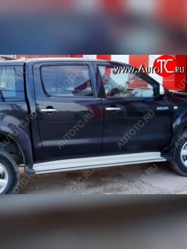 Пороги Vigo CT Toyota Hilux AN20,AN30  2-ой рестайлинг (2011-2016)