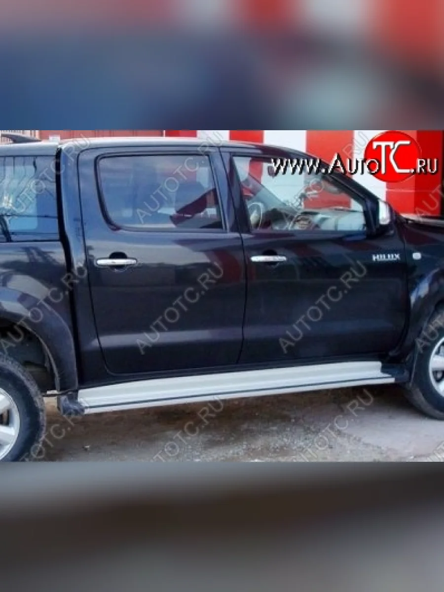 Пороги Vigo CT Toyota Hilux AN20,AN30  2-ой рестайлинг (2011-2016)  в Керчи Республика Крым