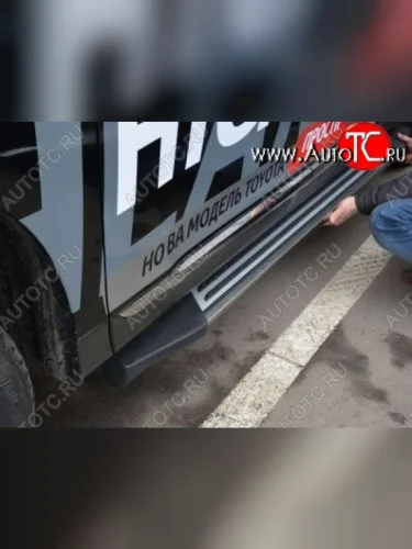 Пороги CT v1 Toyota Highlander XU40 дорестайлинг (2007-2010)