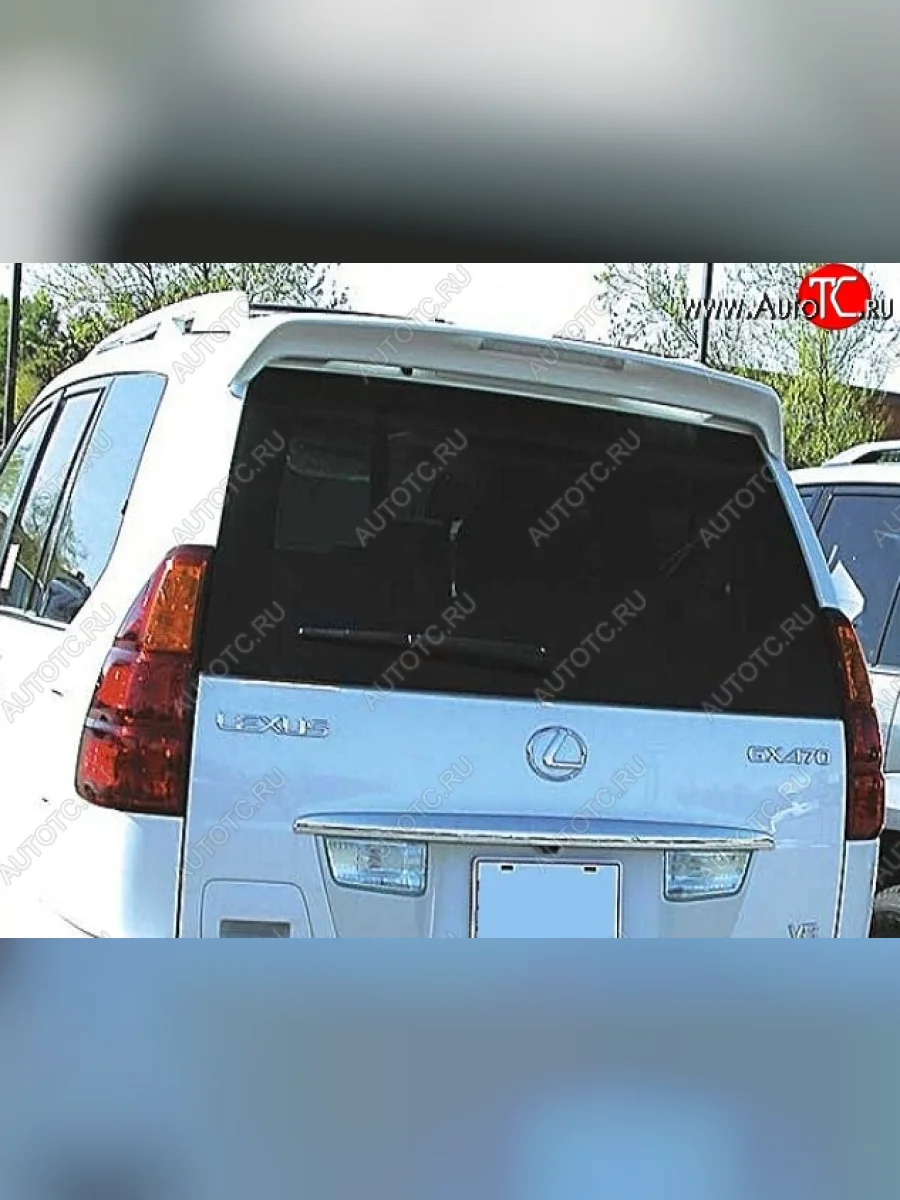 Спойлер CT v2 Toyota Land Cruiser Prado J120 (2002-2009) (Неокрашенный)  в Воронеже Воронежской области