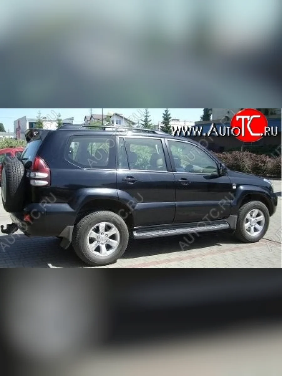 Спойлер CT v1 Toyota Land Cruiser Prado J120 (2002-2009) (Неокрашенный)  в Воронеже Воронежской области