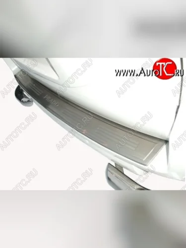 Защитная накладка на задний бампер СТ Toyota Land Cruiser Prado J150 дорестайлинг (2009-2013)