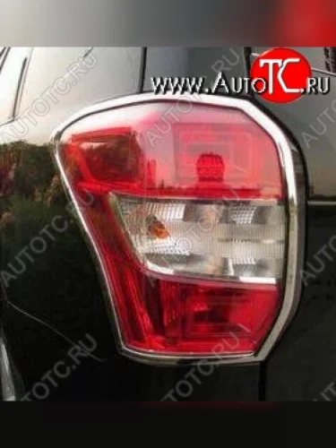 Накладки на фонари СТ Subaru Forester SJ рестайлинг (2016-2019)