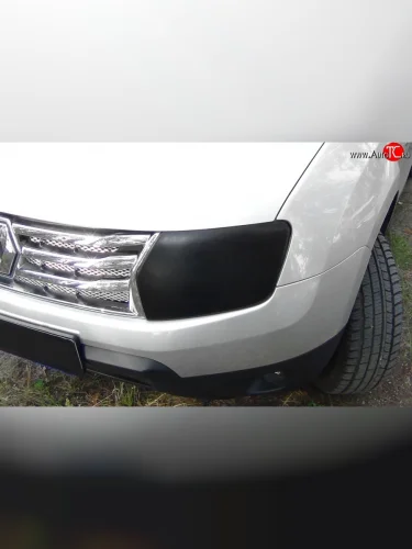 Комплект накладок для самостоятельного изготовления ресничек на фары RA Renault Duster  HS (2010-2015) дорестайлинг