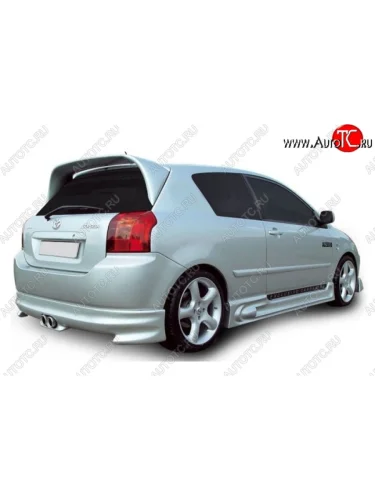 Накладка на задний бампер (хетчбек) CT Toyota Corolla E120 хэтчбек 5 дв. дорестайлинг (2000-2004)