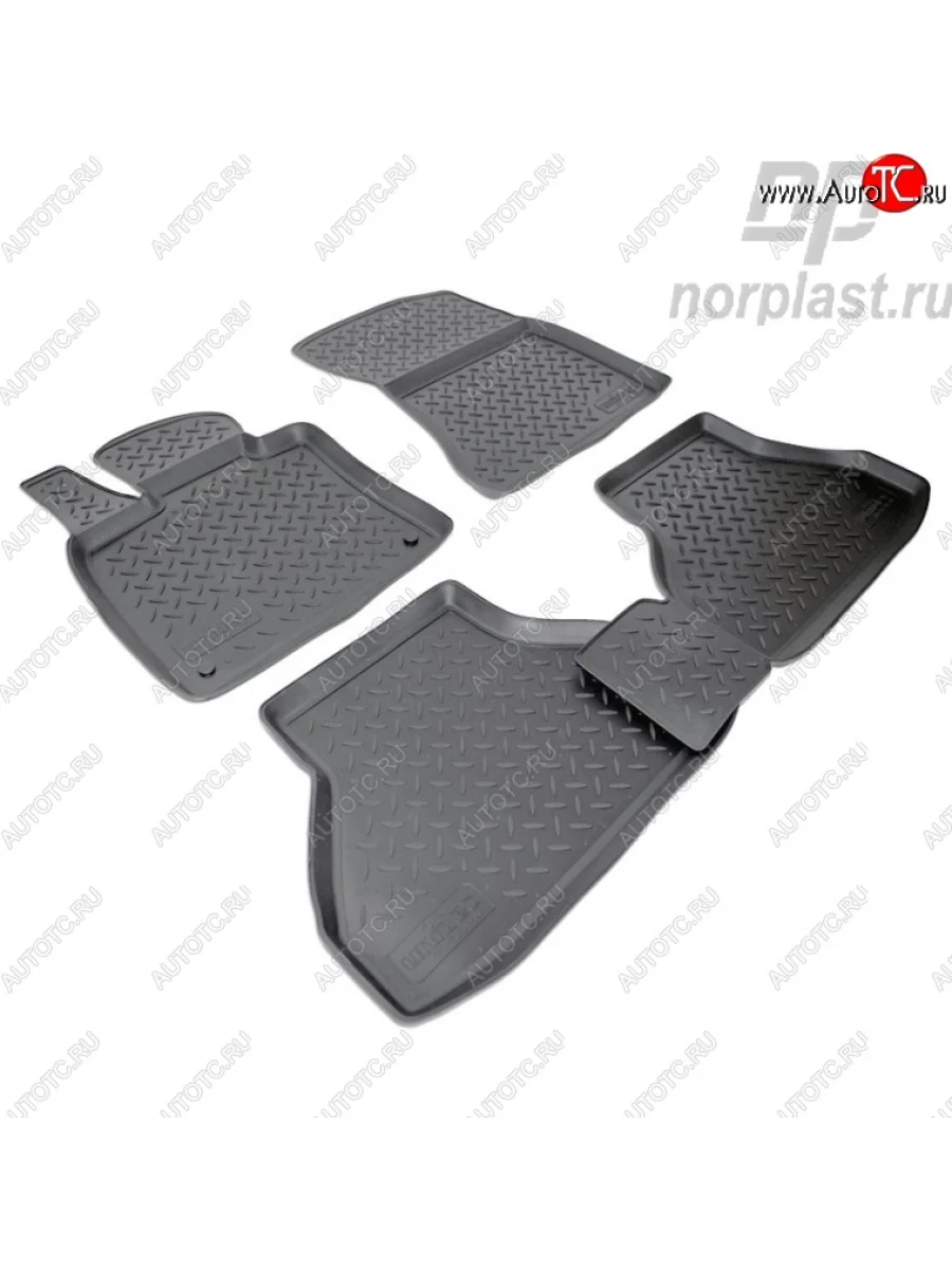 Комплект ковриков в салон Norplast Unidec BMW X5 E70 дорестайлинг (2006-2010) (Цвет: черный)  с доставкой в г. Керчь