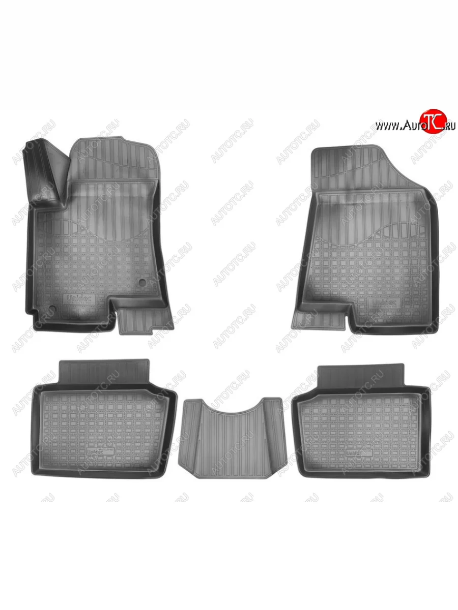 Комплект ковриков в салон Norplast Unidec Changan CS35 (2012-2021) (Цвет: черный)  в Перми Пермском крае