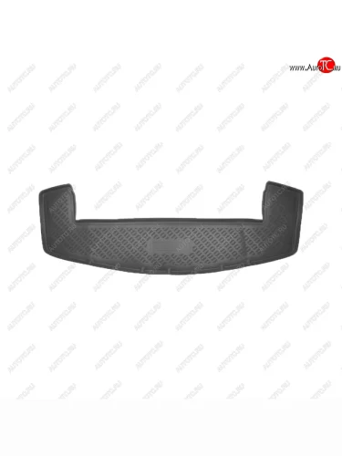 Коврик в багажник Norplast Unidec (7 мест с разложенным 3-им рядом) (Цвет: черный) Chevrolet Captiva 1-ый рестайлинг (2011-2013)