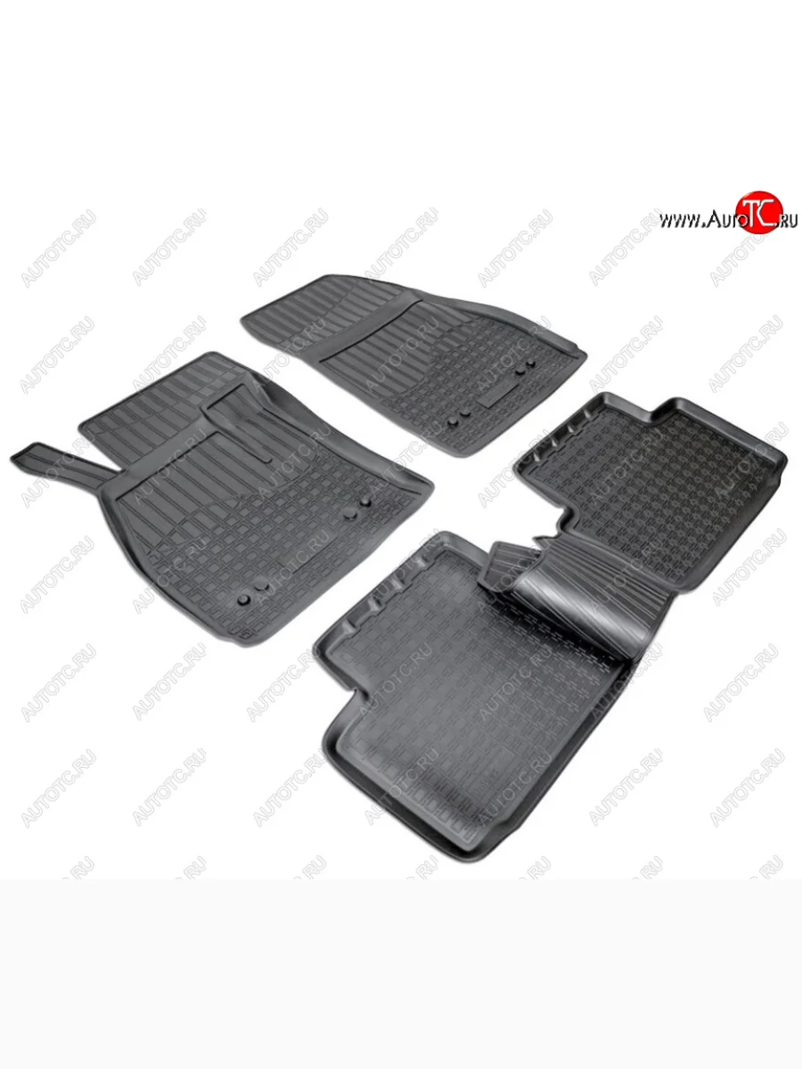 Комплект ковриков в салон Norplast Unidec Chevrolet Malibu 8 (2013-2015) (Цвет: черный)  в Керчи Республика Крым