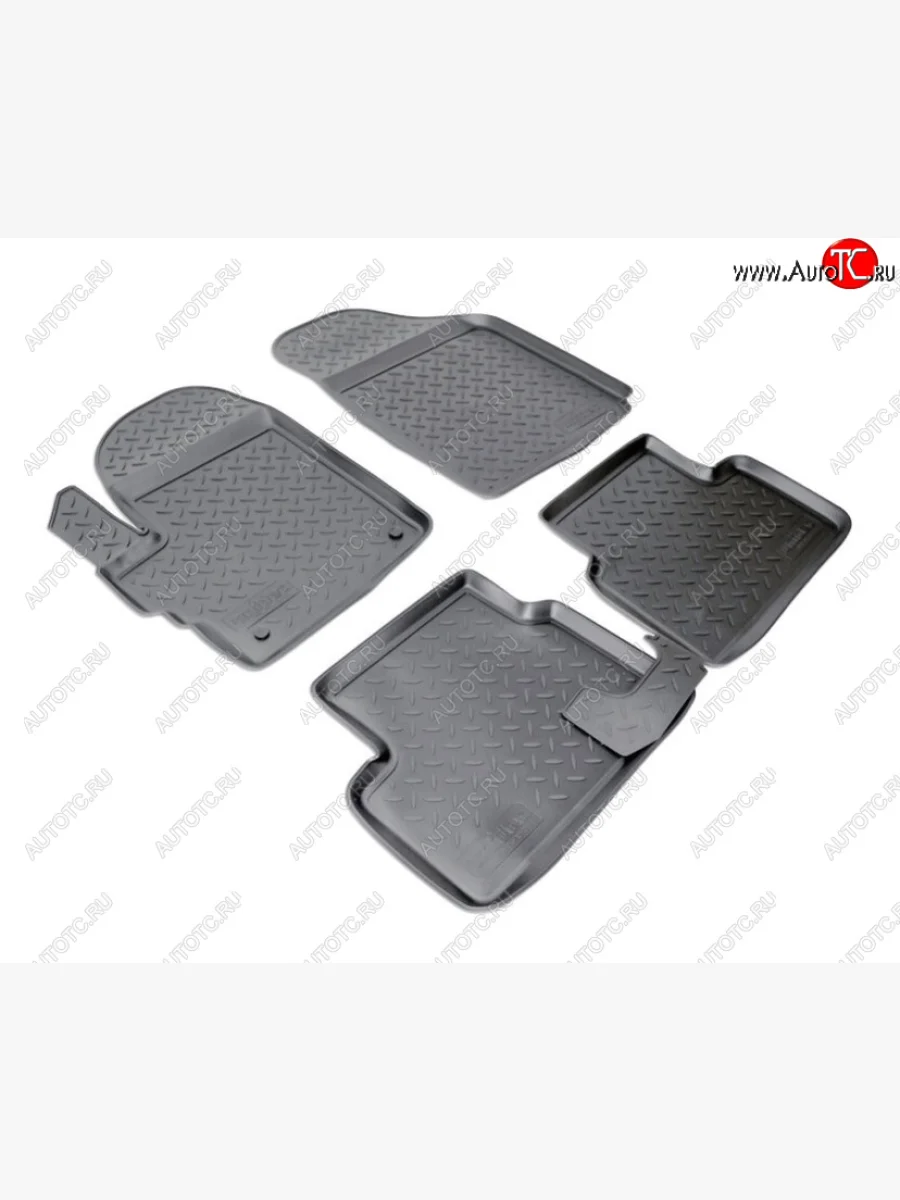 Комплект ковриков в салон Norplast Unidec Chevrolet Spark M200,250 (2005-2010) (Цвет: черный)  в Самаре Самарской области