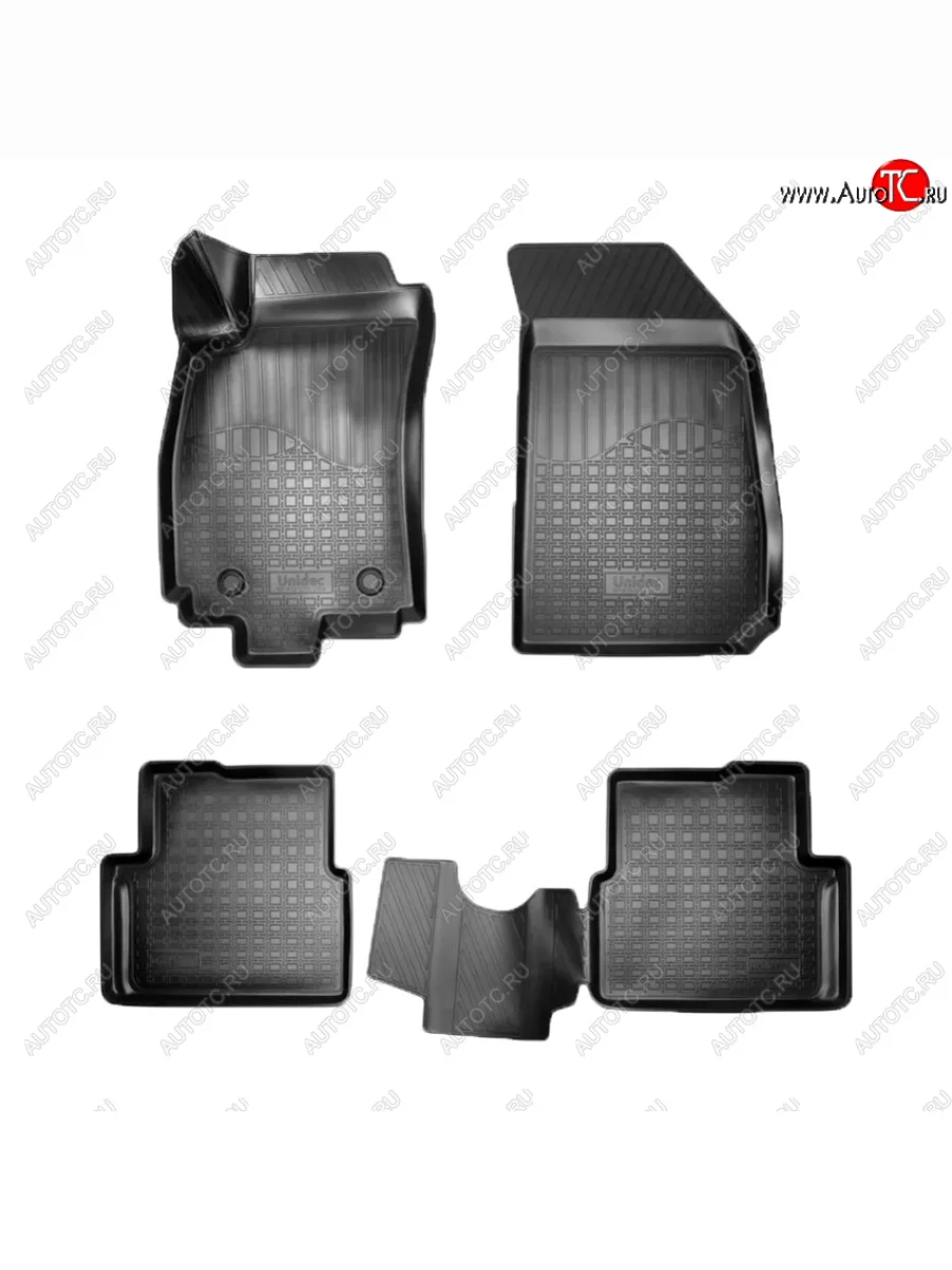 Комплект ковриков в салон Norplast Unidec Chevrolet Cobalt седан дорестайлинг (2011-2016) (Цвет: черный)  в Керчи Республика Крым