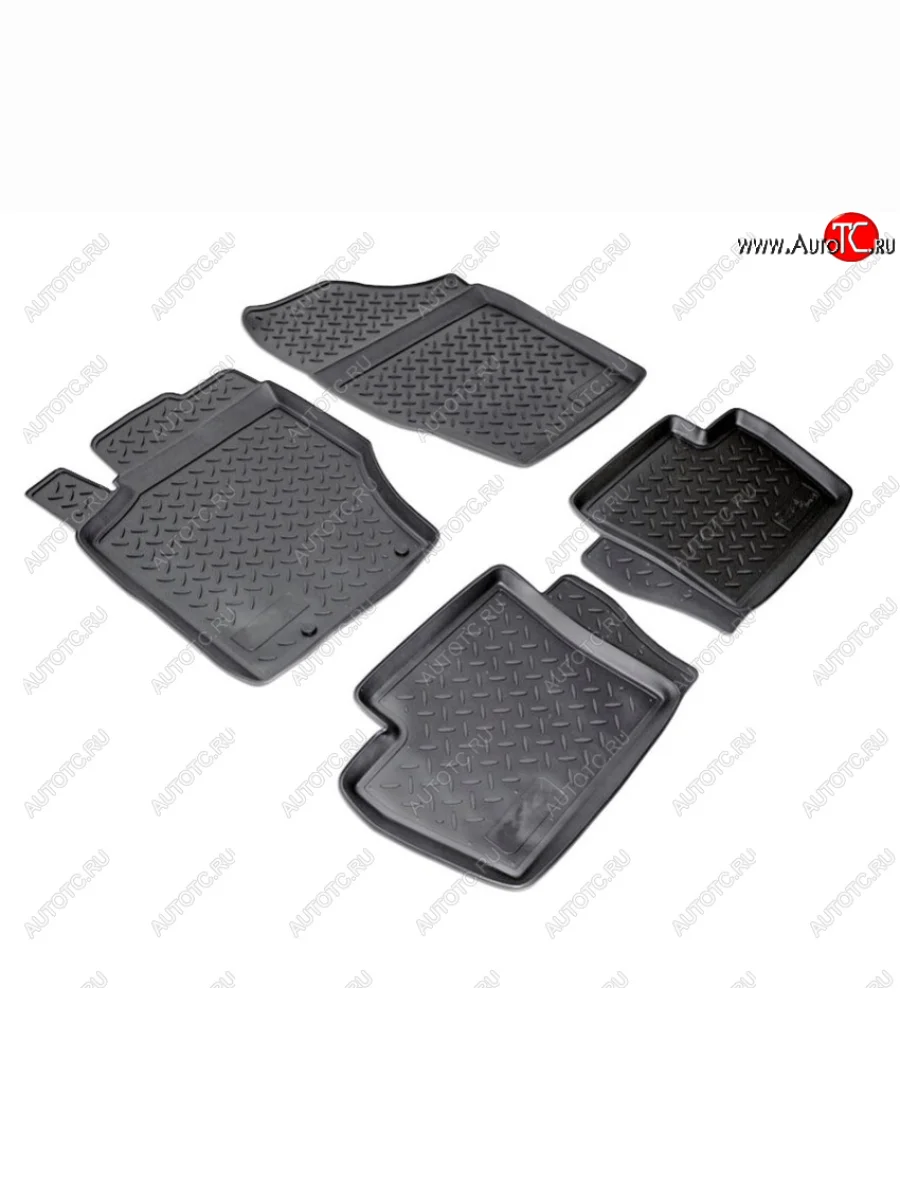 Комплект ковриков в салон Norplast Unidec  CITROEN C4 (2004-2011) (Цвет: черный)  в Керчи Республика Крым