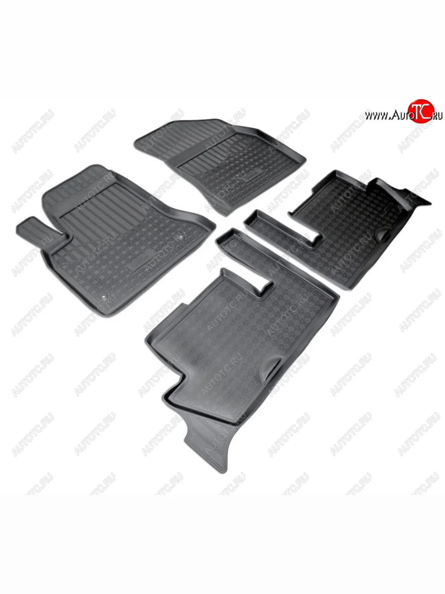 Комплект ковриков в салон Norplast Unidec CITROEN C4 picasso UD минивэн (2006-2014) (Цвет: черный)  с доставкой в г. Керчь