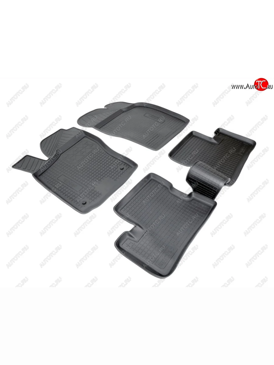 Комплект ковриков в салон Norplast Unidec  Daewoo Nexia (2008-2015) рестайлинг (Цвет: черный)  в Керчи Республика Крым