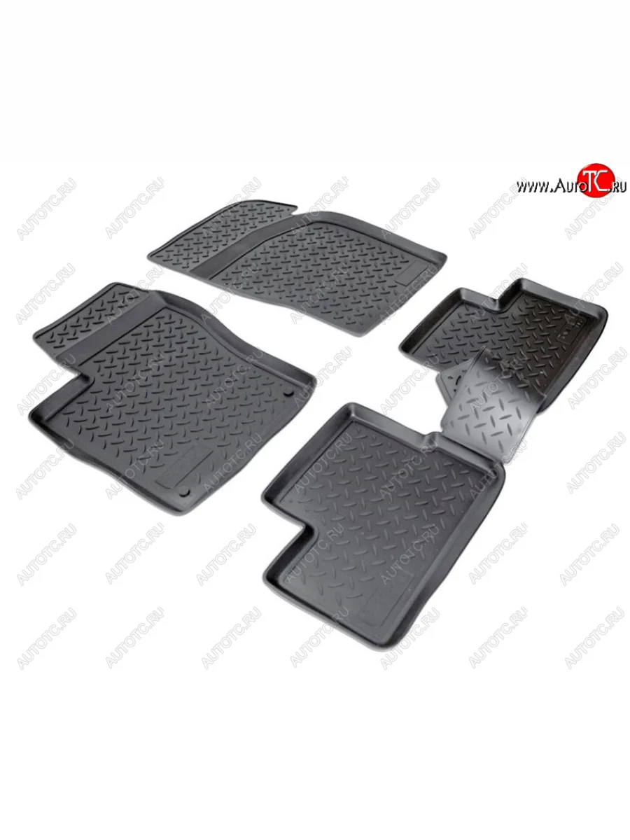 Комплект ковриков в салон Norplast Unidec Daewoo Nexia дорестайлинг (1995-2008) (Цвет: черный)  в Перми Пермском крае