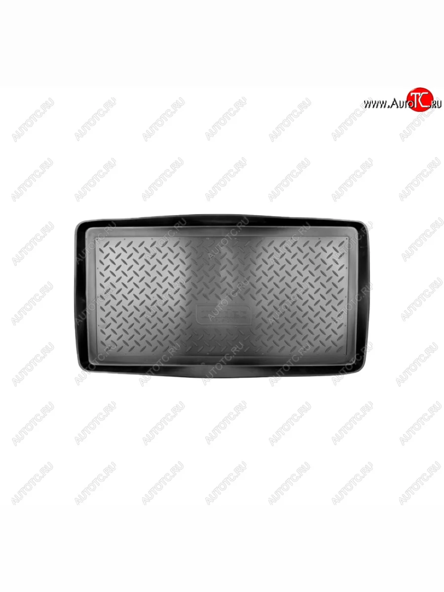 Коврик в багажник Norplast Unidec Fiat 500 312,FF дорестайлинг хэтчбэк 3 дв. (2007-2015) (Цвет: черный)  в Керчи Республика Крым