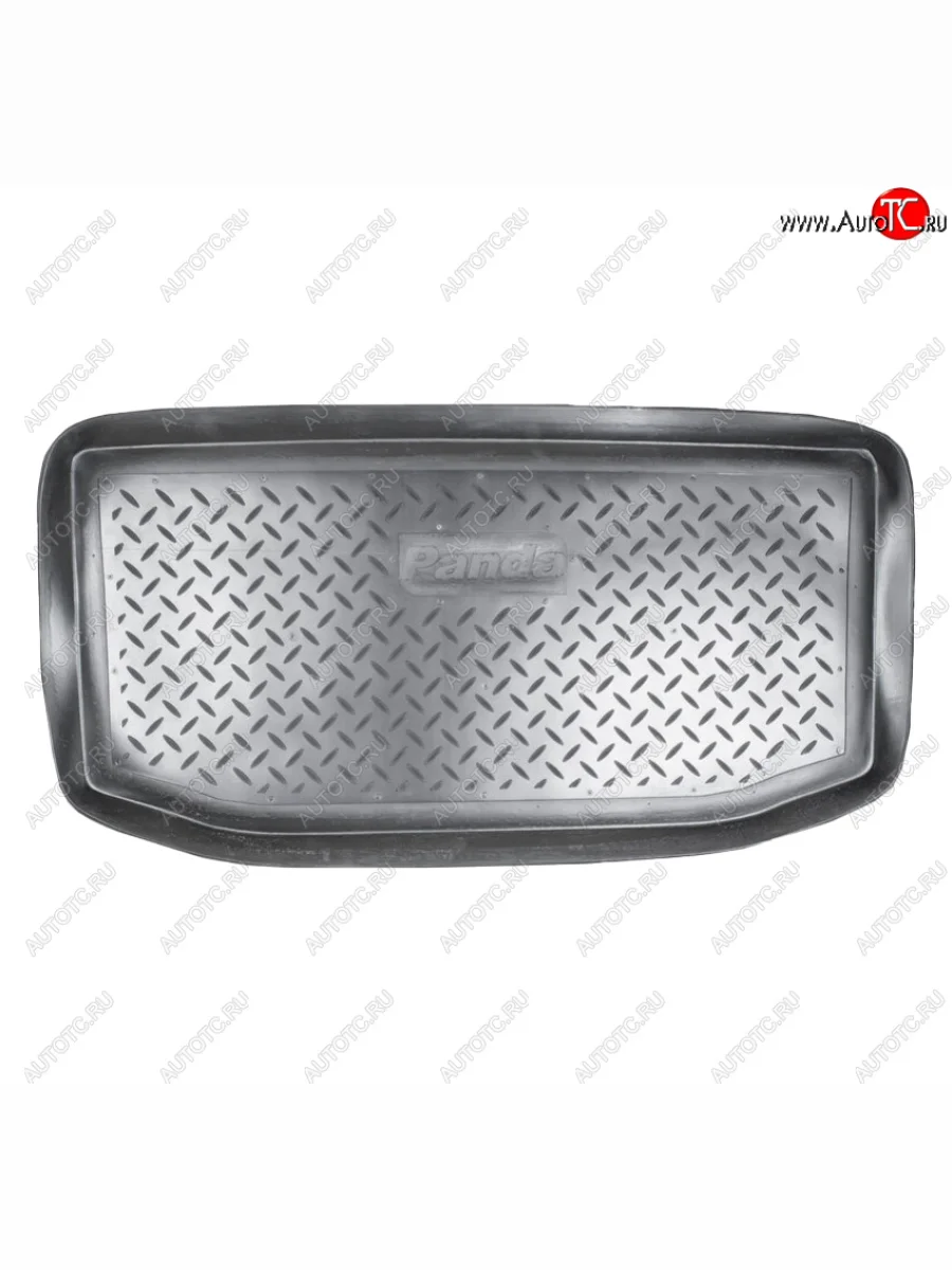 Коврик в багажник Norplast Unidec Fiat Panda 2 169 (2003-2011) (Цвет: черный)  в Перми Пермском крае