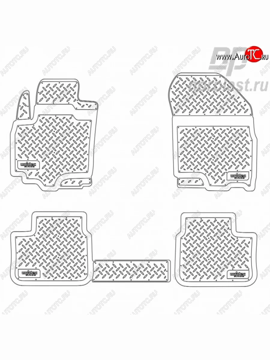 Комплект ковриков в салон Norplast Fiat Sedici (2005-2014)  в Самаре Самарской области