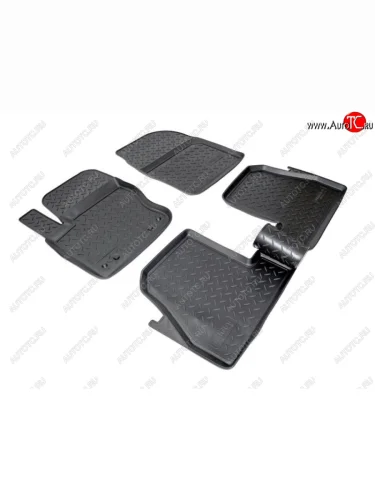 Комплект салонных ковриков Norplast Unidec Ford Focus 3 универсал дорестайлинг (2010-2015) (Цвет: черный)
