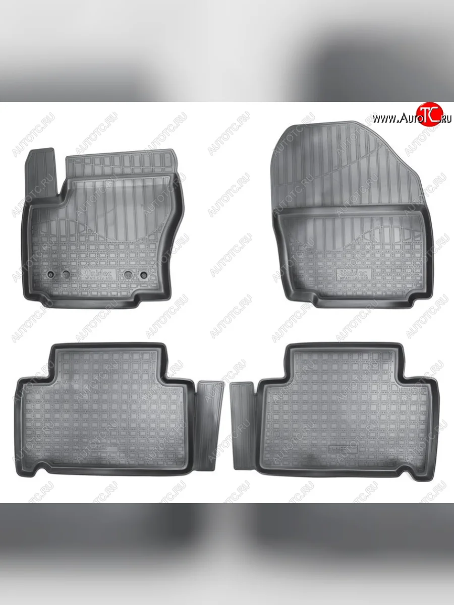 Комплект салонных ковриков Norplast Unidec Ford S-Max 1 рестайлинг (2010-2015) (Цвет: черный)  с доставкой в г. Керчь