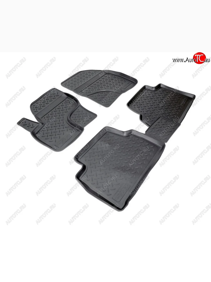 Комплект салонных ковриков Norplast Unidec Ford Kuga 1 (2008-2013) (Цвет: черный)  в Воронеже Воронежской области