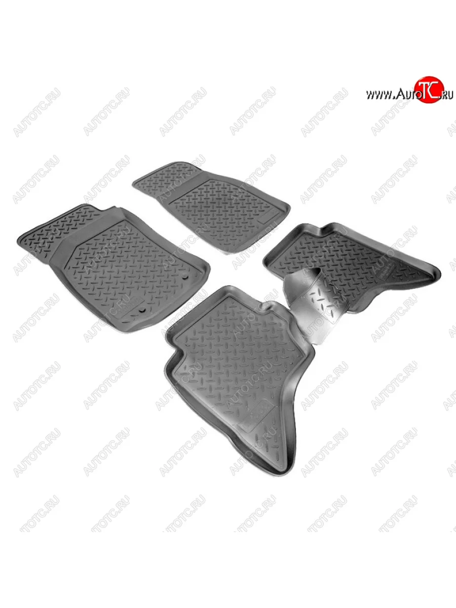 Коврики салонные Norplast Unidec Ford Ranger дорестайлинг (2006-2009) (Цвет: черный)  в Самаре Самарской области