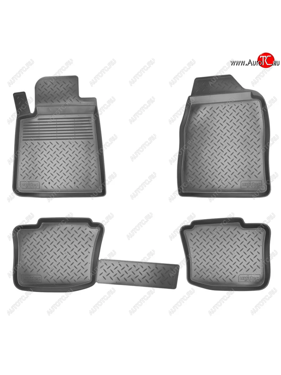 Комплект салонных ковриков Norplast Unidec ГАЗ Волга Сайбер (2008-2010) (Цвет: черный)  в Керчи Республика Крым