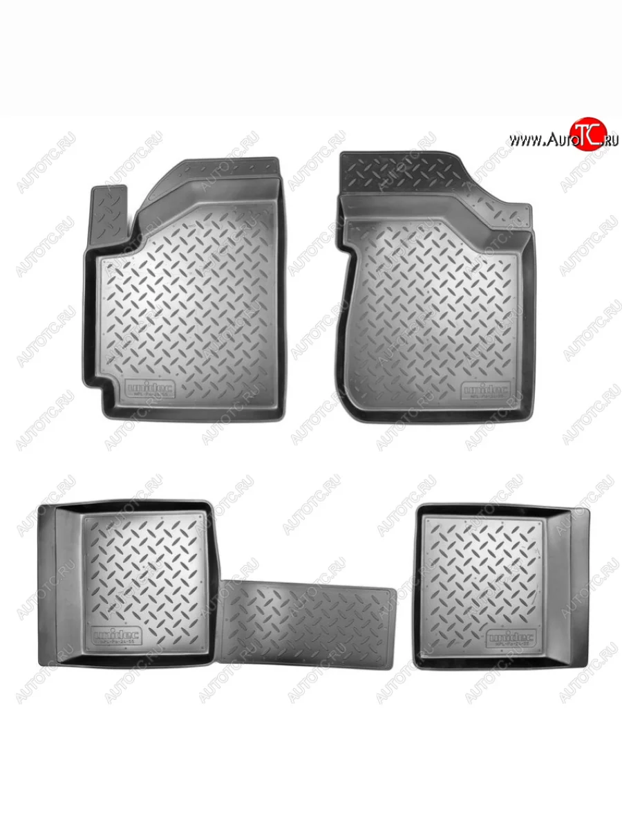 Комплект салонных ковриков Norplast Unidec Geely Otaka (2006-2009) (Цвет: черный)  в Перми Пермском крае