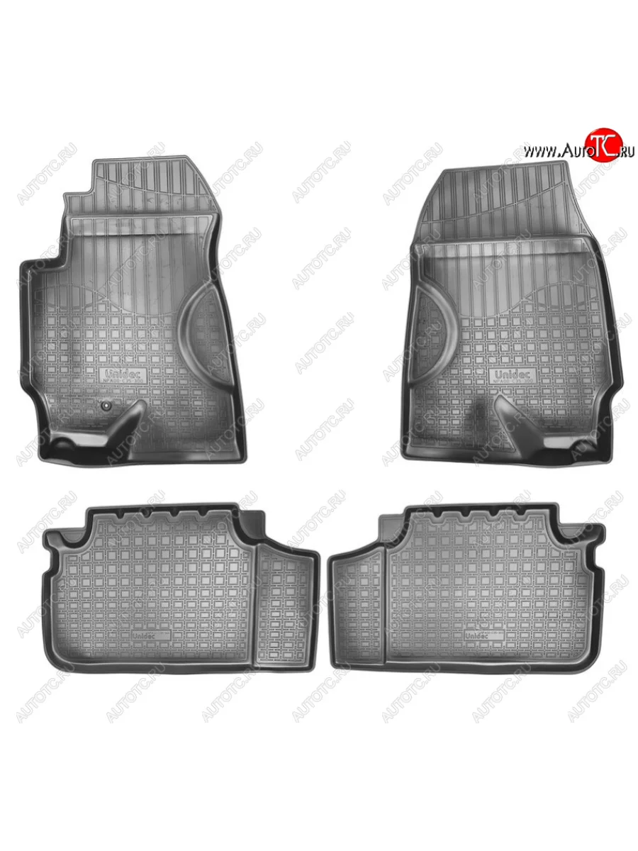 Комплект салонных ковриков Norplast Haima 7 S3 (2013-2016) (Цвет: черный)  в Керчи Республика Крым