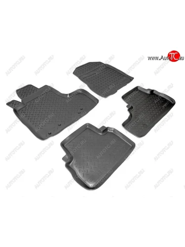 Комплект салонных ковриков Norplast Unidec (АКП) (Цвет: черный) Honda CR-V  RD4,RD5,RD6,RD7,RD9  (2001-2006) дорестайлинг, рестайлинг